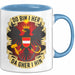 Österreich Tasse Geschenk Lustige Geschenkidee Spruch Do Bin I Her Da Gher I Hin Blau Trendation