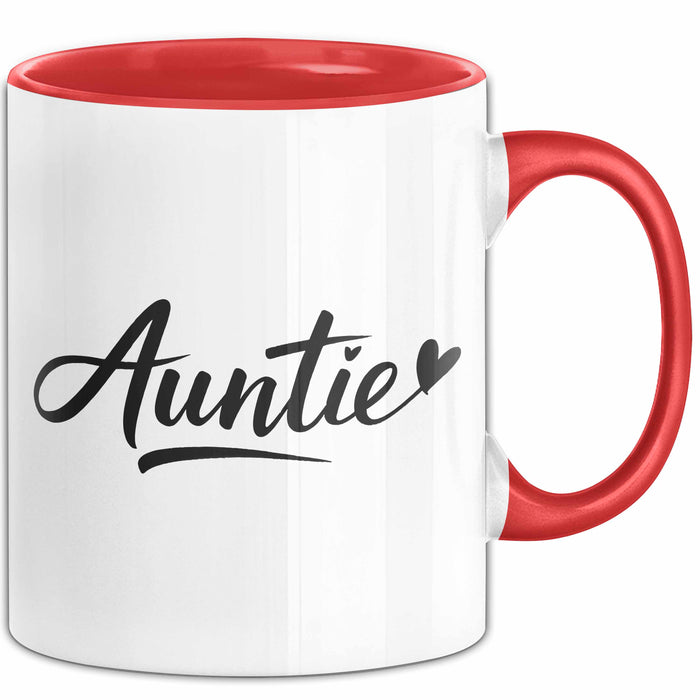 Tante Patentante Tasse Geschenk Lustige Geschenkidee Spruch Tante Rot Trendation