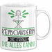 Keyboarderin Geschenk Tasse Becher Die Frau Die Allen Kann Geschenkidee für eine Keyboarderin Lustig Weiß Trendation