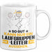 Laufgruppenleiter Geschenk Tasse So Gut Kann Nur Ein Laufgruppenleiter Aussehen Geschenkidee Kaffee-Becher Weiß Trendation