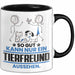 Tierfreund Geschenk Tasse So Gut Kann Nur Ein Tierfreund Aussehen Geschenkidee Kaffee-Becher Schwarz Trendation