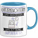 Katzenzüchterin Und Prinzessin Tasse Geschenk Für Eine Katzenzüchterin Geburtstag Was Ist Deine Superkraft Blau Trendation