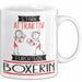 Boxerin Tasse Geschenk Becher Stark Attraktiv Furchtlos Boxerin Lustige Geschenkidee Weiß Trendation