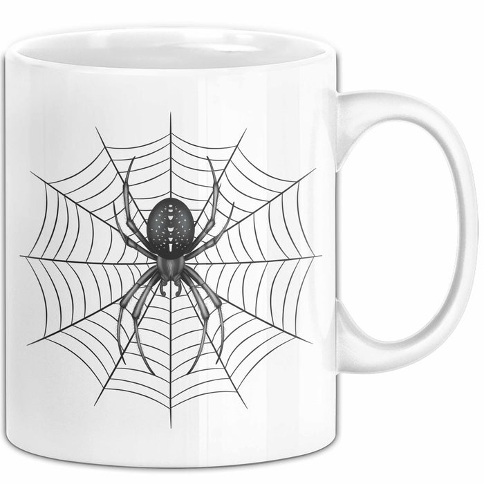 Spinne Vogelspinne Tier Tasse Geschenk Lustige Geschenkidee Spruch Weiß Trendation