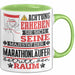 Marathonläufer Geschenk Tasse Lustiger Spruch Erheben Sie Sich Der Marathonläufer Betritt den Raum Grün Trendation