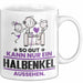 Halbenkel Geschenk Tasse So Gut Kann Nur Ein Halbenkel Aussehen Geschenkidee Kaffee-Becher Weiß Trendation