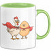 Hühnerbauer Tasse Geschenkidee Geflügel Enthusiast Geschenkidee Lustig Grün Trendation
