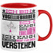 Vogelliebhaber Geschenk Kaffee-Tasse Geschenkidee für Vogelliebhaber Ich Bin Vogelliebhaber Ich Kann Es Dir Erklären Jedoch Nicht Für Dich Verstehen Spruch Lustig Rot Trendation