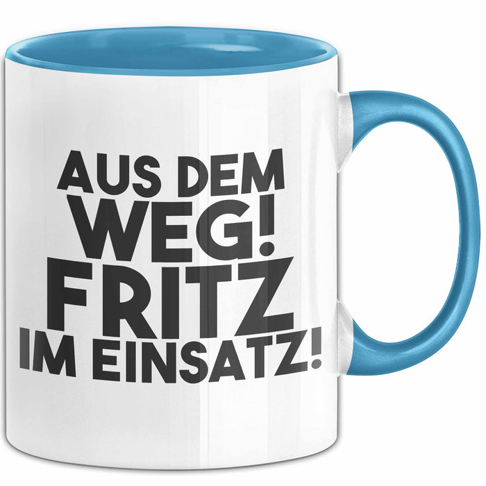 Fritz Tasse Aus Dem Weg! Fritz Im Einsatz! Geschenk