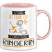 Ringerin Tasse Geschenk Becher Stark Attraktiv Furchtlos Ringerin Lustige Geschenkidee Rosa Trendation