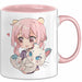 Anime Tasse Geschenk Grafik Rosa Trendation