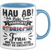Serbische Ehefrau Tasse Geschenk Lustige Geschenkidee Spruch Keine Lust Sie Einzusetzen Blau Trendation