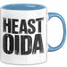 Österreich Wien Wienerisch Tasse Geschenk Lustige Geschenkidee Spruch Heast Oida Blau Trendation
