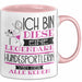 Hundesportlerin Tasse Geschenk Ich Bin Diese Eine Legendäre Hundesportlerin Von Der Alle Reden Geschenkidee Geburtstag Weihnachten Rosa Trendation