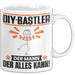DIY-Bastler Tasse Geschenk für DIY-Bastler Der Mann Der Alles Kann Geschenkidee zum Geburtstag Weiß Trendation