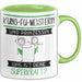 Kung-Fu-Meisterin Und Prinzessin Tasse Geschenk Für Eine Kung-Fu-Meisterin Geburtstag Was Ist Deine Superkraft Grün Trendation