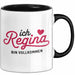 Regina Tasse Geschenk Ich Bin Vollkommen Regina Geschenkidee Geburtstag Schwarz Trendation