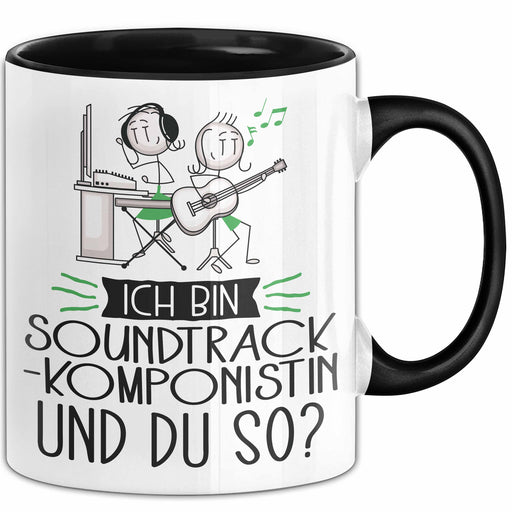 Soundtrack-Komponistin Tasse Geschenk Ich Bin Soundtrack-Komponistin Und Du So Geschenkidee Lustiger Spruch Becher Trendation