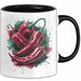 Chili Tasse Geschenk für Scharfesser Lustiger Spruch Trendation