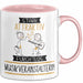 Musikveranstalterin Tasse Geschenk Becher Stark Attraktiv Furchtlos Musikveranstalterin Lustige Geschenkidee Rosa Trendation