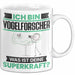 Vogelforscher Tasse Geschenk für Vogelforscher Geburtstag Lustiger Spruch Kaffee-Becher Was Ist Deine Superkraft Weiß Trendation