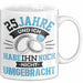 25 Jahre Tasse Geschenk Ehe Lustiger Spruch Humorvolle Geschenkidee Silberhochzeit Weiß Trendation