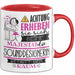 Sounddesignerin Tasse Geschenk Lustiger Spruch Bitte Erheben Sie Sich Seine Majestät Die Sounddesignerin Betritt Den Raum Rot Trendation