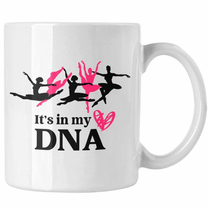 Trendation - Ballett Ballerina Tänzerin Tasse Mädchen Geschenk Frauen Tanzen Geschenkidee Kaffeetasse Weiß Trendation