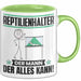 Reptilienhalter Tasse Geschenk für Reptilienhalter Der Mann Der Alles Kann Geschenkidee zum Geburtstag Grün Trendation