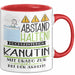 Kanutin Tasse Geschenk Lustig Abstand Halten Hochleistungs-Kanutin Mit Drang Zur Perfektion Bei Der Arbeit Rot Trendation