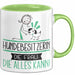 Hundebesitzerin Geschenk Tasse Becher Die Frau Die Allen Kann Geschenkidee für eine Hundebesitzerin Lustig Grün Trendation