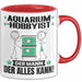 Aquarium-Hobbyist Tasse Geschenk für Aquarium-Hobbyist Der Mann Der Alles Kann Geschenkidee zum Geburtstag Rot Trendation