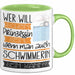 Schwimmerin Tasse Geschenk Spruch Wer Will Schon Prinzessin Sein Wenn Man Auch Schwimmerin Sein Kann Grün Trendation