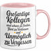 Bürokollege Tasse Geschenkidee Tolle Kollegen Sind Selten Rosa Trendation