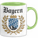 Deutschland München Bayern Bayerisch Tasse Geschenk Lustige Geschenkidee Spruch Grün Trendation