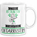 Gitarristin Tasse Geschenk Becher Stark Attraktiv Furchtlos Gitarristin Lustige Geschenkidee Weiß Trendation