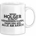 Holger Tasse Wenn Holger Nicht Repariert, Sind Wir Am Arsch Geschenk Weiß Trendation