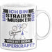 Straßenmusiker Tasse Geschenk für Straßenmusiker Geburtstag Lustiger Spruch Kaffee-Becher Was Ist Deine Superkraft Weiß Trendation