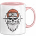 Nautischer Totenkopf Seemann Tasse Geschenk Lustige Geschenkidee Spruch Moin Rosa Trendation