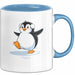 Pinguin Liebhaber Tasse Geschenk Lustige Geschenkidee Spruch Für Kälte Fans Blau Trendation