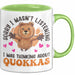 Quokka Tasse Geschenkidee Tier Liebhaberin Becher Grün Trendation