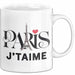 Frankreich Paris Eiffelturm Tasse Geschenk Lustige Geschenkidee Spruch Weiß Trendation
