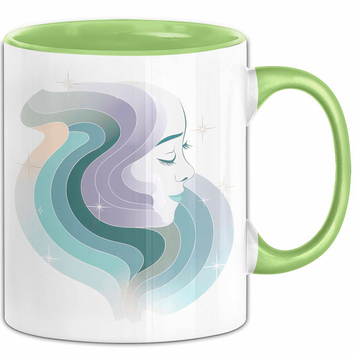 Achtsamkeitsexperte Tasse Geschenkidee für Zen Begleiter Grün Trendation