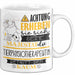 Tierphysiotherapeutin Tasse Geschenk Lustiger Spruch Bitte Erheben Sie Sich Seine Majestät Die Tierphysiotherapeutin Betritt Den Raum Weiß Trendation