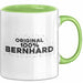 Bernhard Tasse Original 100% Bernhard Geschenk Grün Trendation