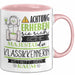 Klassikkennerin Tasse Geschenk Lustiger Spruch Bitte Erheben Sie Sich Seine Majestät Die Klassikkennerin Betritt Den Raum Rosa Trendation