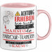 Parkour-Trainerin Tasse Geschenk Lustiger Spruch Bitte Erheben Sie Sich Seine Majestät Die Parkour-Trainerin Betritt Den Raum Rosa Trendation