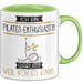 Pilates-Enthusiastin Tasse Geschenk Ich Bin Pilates-Enthusiastin Warum Weil Ich Es Kann Geschenkidee Geburtstag Grün Trendation