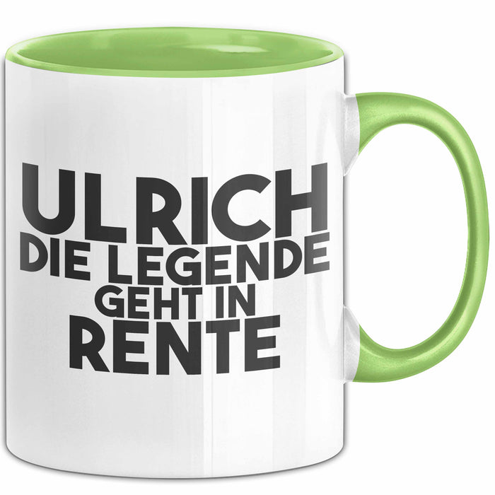 Ulrich Tasse Ulrich – Die Legende Geht In Rente Geschenk