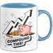 Investor Tasse Geschenk Lustige Geschenkidee Spruch Für Vermögens Erbauer Blau Trendation